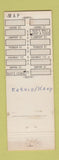Matchbook Cover - Duy's Place Malts Ignacio Colorado