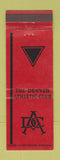Matchbook Cover - Denver Athletic Club Colorado