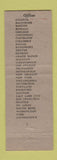 Matchbook Cover - Cutler Hammer Motor Control Milwaukee San Francisco