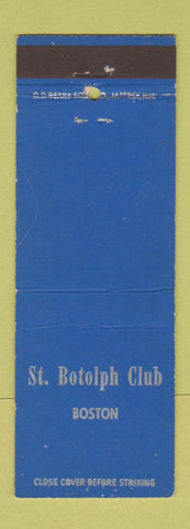 Matchbook Cover - St Botolph Club Boston MA