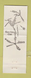 Matchbook Cover - Kern Vale Club Lake Isabella CA PURPLE