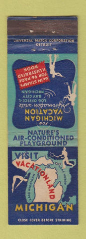 Matchbook Cover - Michigan Tourism Bay City MI WEAR
