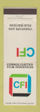Matchbook Cover - CFI Consolidated Film Hollywood CA
