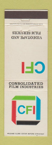 Matchbook Cover - CFI Consolidated Film Hollywood CA