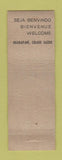 Matchbook Cover - Guarapari Beach Brazil Bataclan