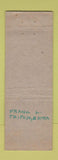 Matchbook Cover - The Club Friendly Bar East Grand Forks MN