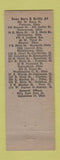 Matchbook Cover - Sons Bar Grills Chillicothe OH PRINTING ERROR