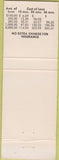 Matchbook Cover - United Auto Workers Union Willow Springs IL