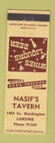 Matchbook Cover - Nasif's Tavern Lansing MI