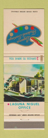 Matchbook Cover - Laguna Federal Savings Laguna Beach San Clemente CA