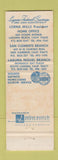 Matchbook Cover - Laguna Federal Savings Laguna Beach San Clemente CA