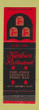 Matchbook Cover - Harlow's Restaurant Woodland Hills CA