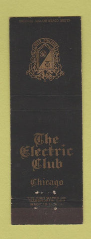 Matchbook Cover - Electric Club Chicago IL