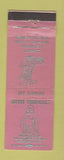Matchbook Cover - Hotei Tropicals Monterey CA Pet Supply WEAR