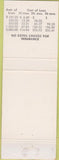 Matchbook Cover - United Auto Workers Union Willow Springs IL yellow