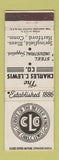 Matchbook Cover - Charles Lewis Steel Supply Hartford CT WEAR