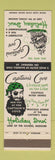 Matchbook Cover - Captain's Cove Holiday Inn Lake of the Ozarks MO