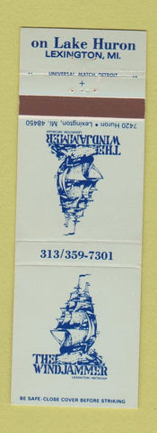 Matchbook Cover - The Windjammer Lexington MI