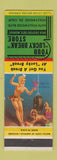 Matchbook Cover - Lucky Break Store Hollywood CA pinup