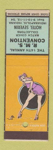 Matchbook Cover - RMS Convention Indianapolis IN 1954 pinup
