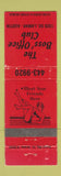 Matchbook Cover - Boss Office Club Austin TX girlie WEAR
