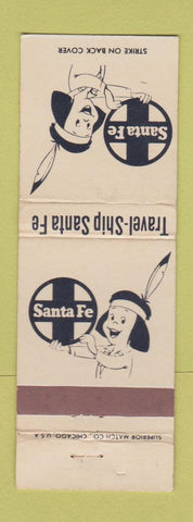 Matchbook Cover - Santa Fe Railroad WEAR