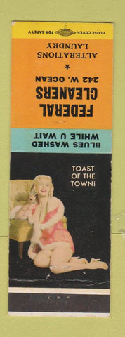 Matchbook Cover - Federal Cleaners pinup