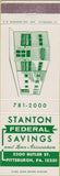 Matchbook Cover - Stanton Federal Savings Pittsburgh PA