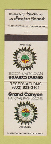 Matchbook Cover - Grand Canyon National Parks Fred Harvey