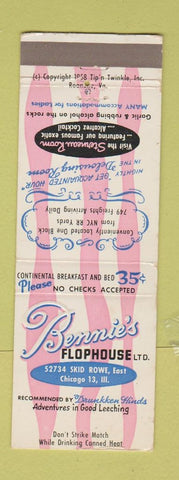 Matchbook Cover - Bennie's Flophouse Chicago IL