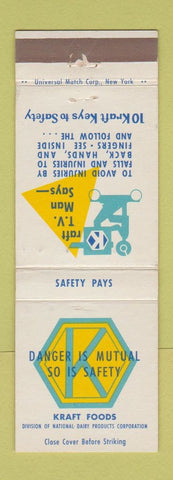 Matchbook Cover - Kraft TV