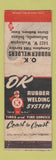 Matchbook Cover - OK Rubber Welders Indianapolis IN WEAR