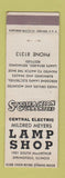 Matchbook Cover - Lamp Shop Springfield IL Mildred Meyers
