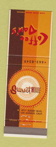 Matchbook Cover - Coffee Dan's Sunset House Los Angeles CA