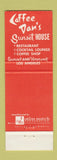 Matchbook Cover - Coffee Dan's Sunset House Los Angeles CA