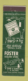 Matchbook Cover - Foster Liuqor Store Baldwin NY
