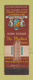 Matchbook Cover - Queen Mary Restaurant Madison Hotel Philadelphia PA WEAR