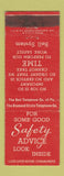Matchbook Cover - Bell Telephone  Safety WEAR