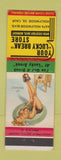 Matchbook Cover - Lucky Break Store Hollywood CA pinup