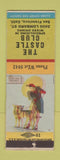 Matchbook Cover - Castle Club San Francisco CA pinup WEAR
