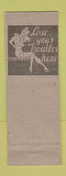 Matchbook Cover - Castle Club San Francisco CA pinup WEAR