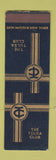 Matchbook Cover - Tulsa Club OK SAMPLE WORN