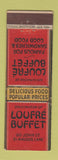 Matchbook Cover - Loufre Buffet New York City Federal
