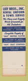Matchbook Cover - Kex Lee Bros Minneapolis MN Callaway Mills towel service