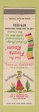 Matchbook Cover - La Chiquita Restaurants Fullerton CA Mexican