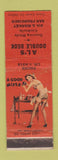 Matchbook Cover - Al's Double Deck San Francisco CA pinup WEAR