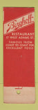 Matchbook Cover - Berghoff Restaurant Chicago IL SAMPLE