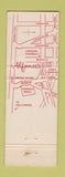 Matchbook Cover - Alfonse's Restaurant Toluca Lake CA