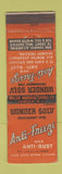 Matchbook Cover - Wonder Solv Anti Freeze Rust Camden NJ WEAR