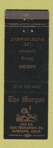 Matchbook Cover - The Morgue Burbank CA restaurant